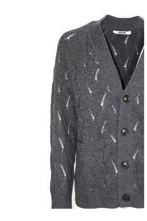 Grey wool blend cardigan MAURO GRIFONI | GS110028106009